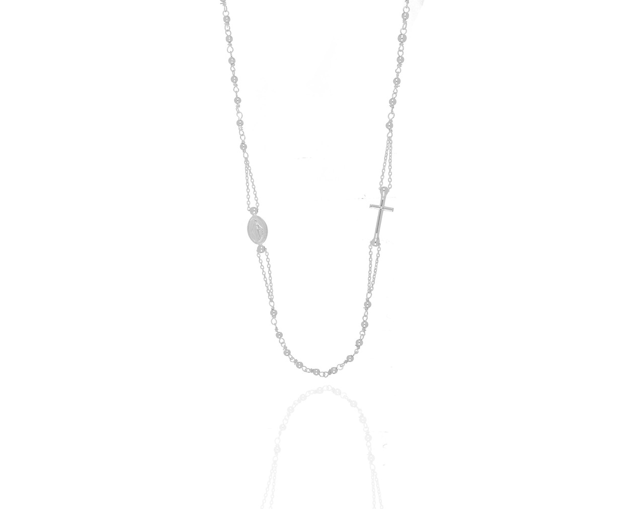 COLLANA ROSARIO - Argento 925 - Lavorata a mano
