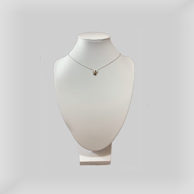 COLLANA ANGIOLETTO - Argento 925 e Cristallo - Lavorata a mano
