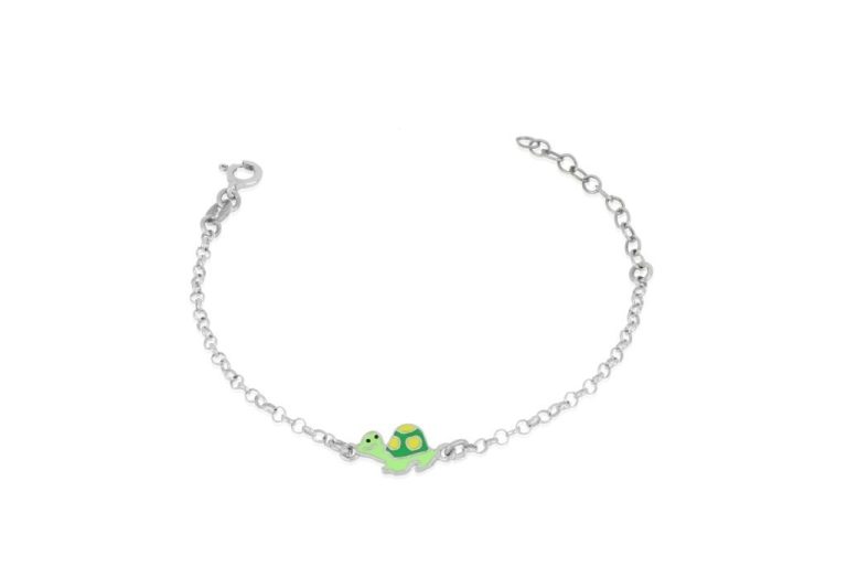 Bracciale tartaruga argento 925 e smalto