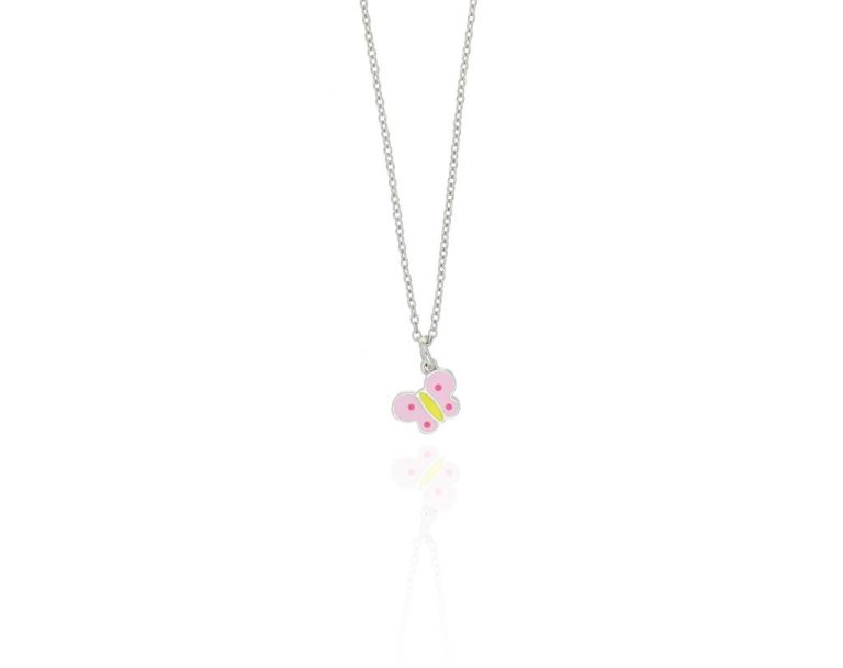 Collana pesciolino argento 925 e smalto
