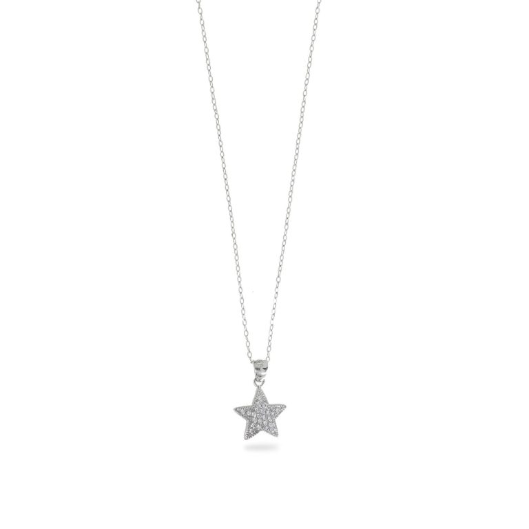 Collana stella argento 925