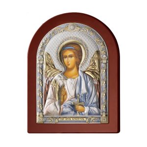 Icona Angelo Argento/Colore e Radica Noce