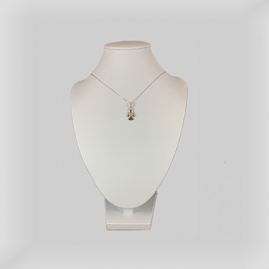 COLLANA ANGELO CUSTODE - ARGENTO 925 e cristallo - lavorata a mano