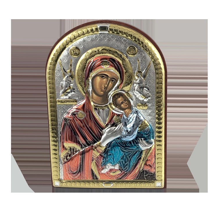 Vergine Amolyntos Argento/Colore e Radica Noce