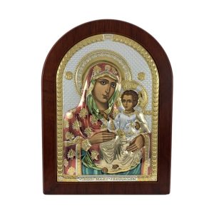 Vergine di Gerusalemme Argento/Colore e Radica Noce