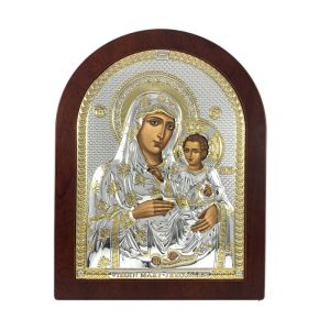 Vergine di Gerusalemme Argento/Oro e Radica Noce