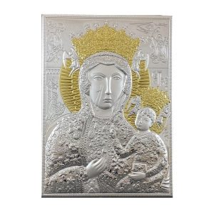 Madonna di Czestochowa Retro Legno