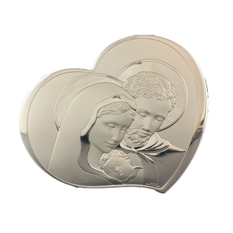 Pannello “Sacra Famiglia” Argento