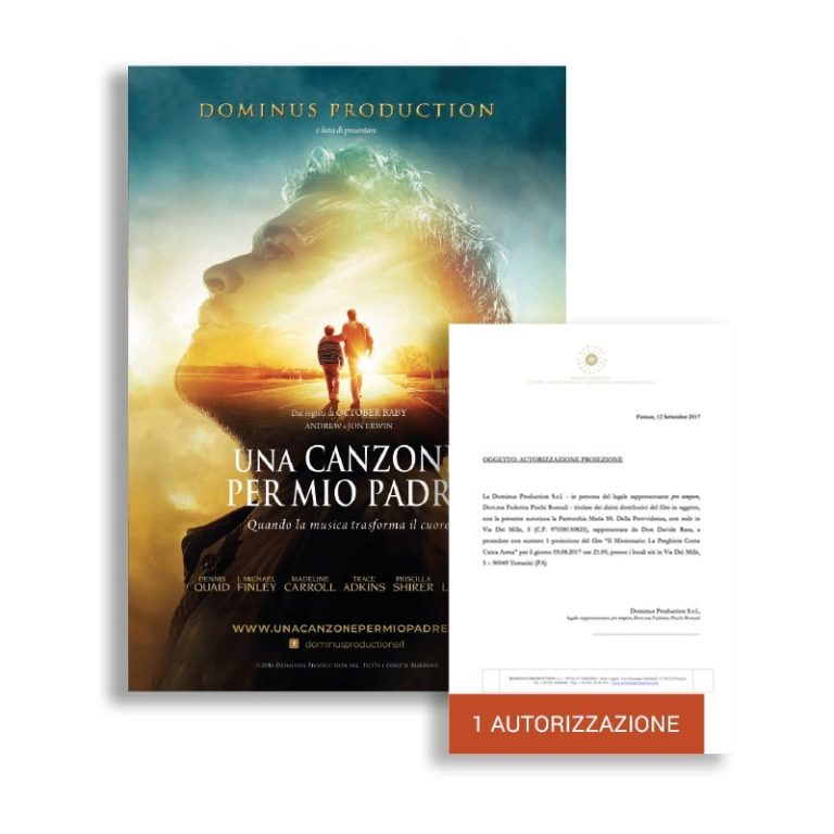 UNA CANZONE PER MIO PADRE - Pacchetto solo Autorizzazione