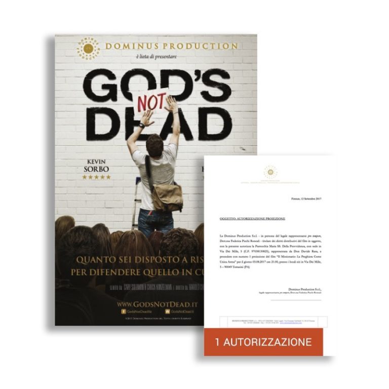 GOD'S NOT DEAD - Pacchetto solo Autorizzazione
