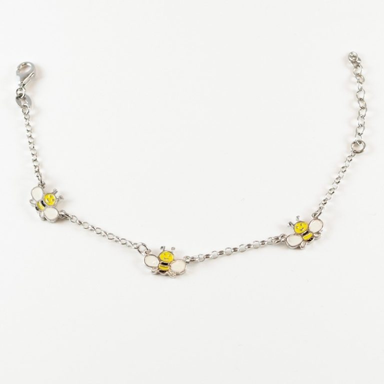 Bracciale apetta argento 925 e smalto