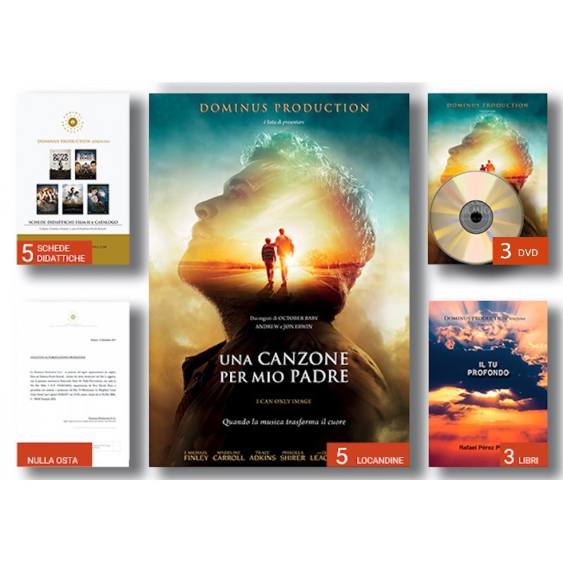 UNA CANZONE PER MIO PADRE - PACCHETTO PROIEZIONE 1 AUTORIZZAZIONE + LIBRI/DVD + SCHEDE DIDATTICHE