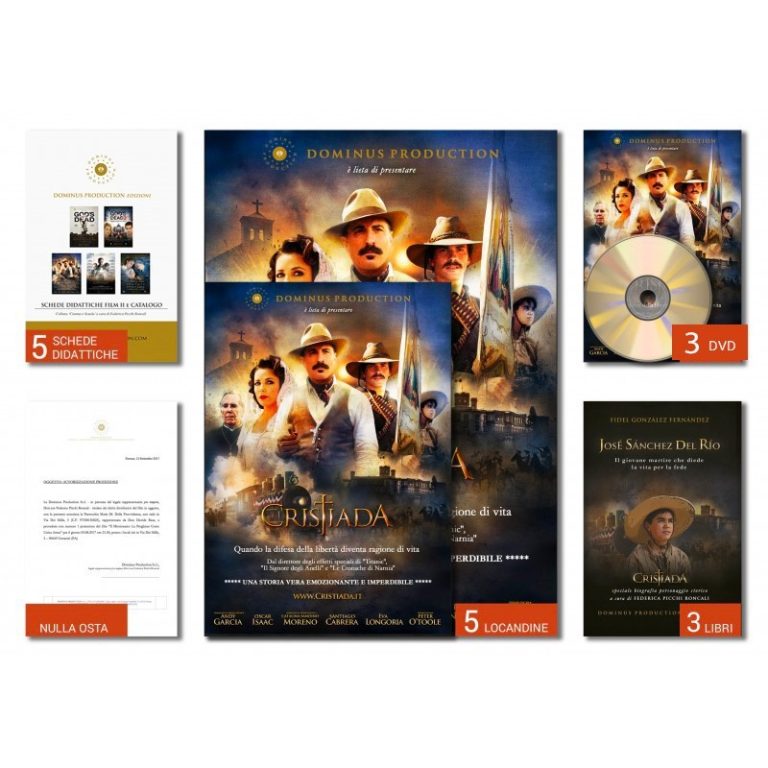 CRISTIADA - PACCHETTO PROIEZIONE 1 AUTORIZZAZIONE + LIBRI/DVD + SCHEDE DIDATTICHE