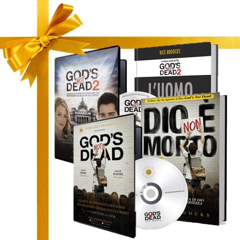 DVD GOD’S NOT DEAD 1 e 2 [FILM] – L'UOMO IL MITO IL MESSIA + DIO NON E’ MORTO [LIBRO] + SCHEDE DIDATTICHE