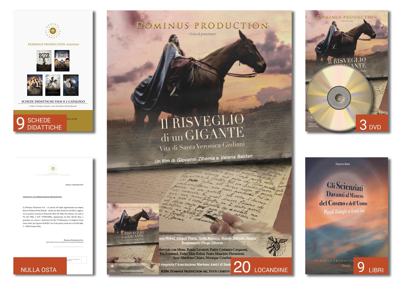 Il risveglio di un gigante - PACCHETTO PROIEZIONE 5 AUTORIZZAZIONI + LIBRI/DVD + SCHEDE DIDATTICHE