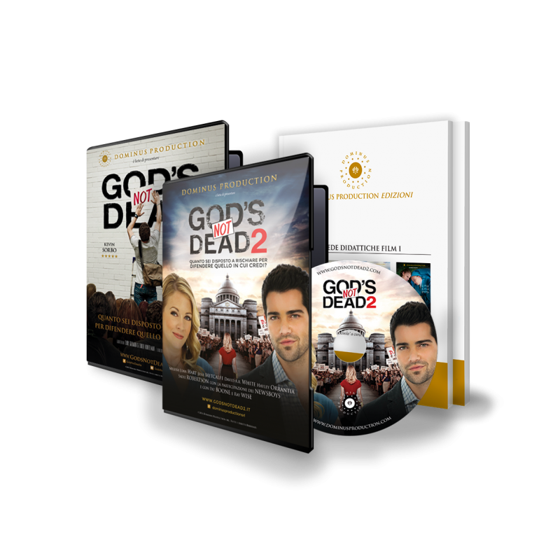 DVD GOD'S NOT DEAD 2 + DVD GOD'S NOT DEAD + SCHEDE DIDATTICHE