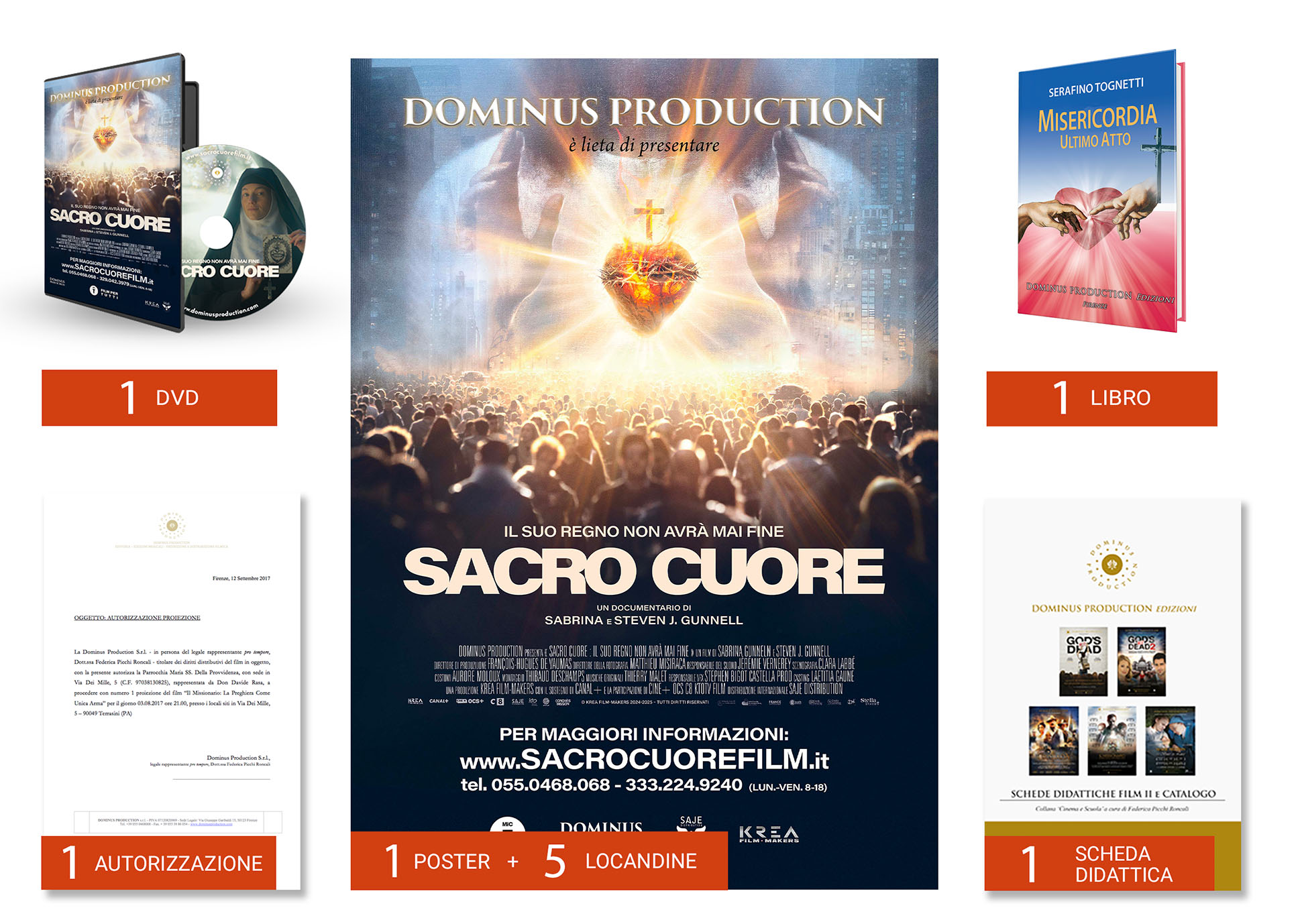 Sacro Cuore - DVD + Autorizzazione