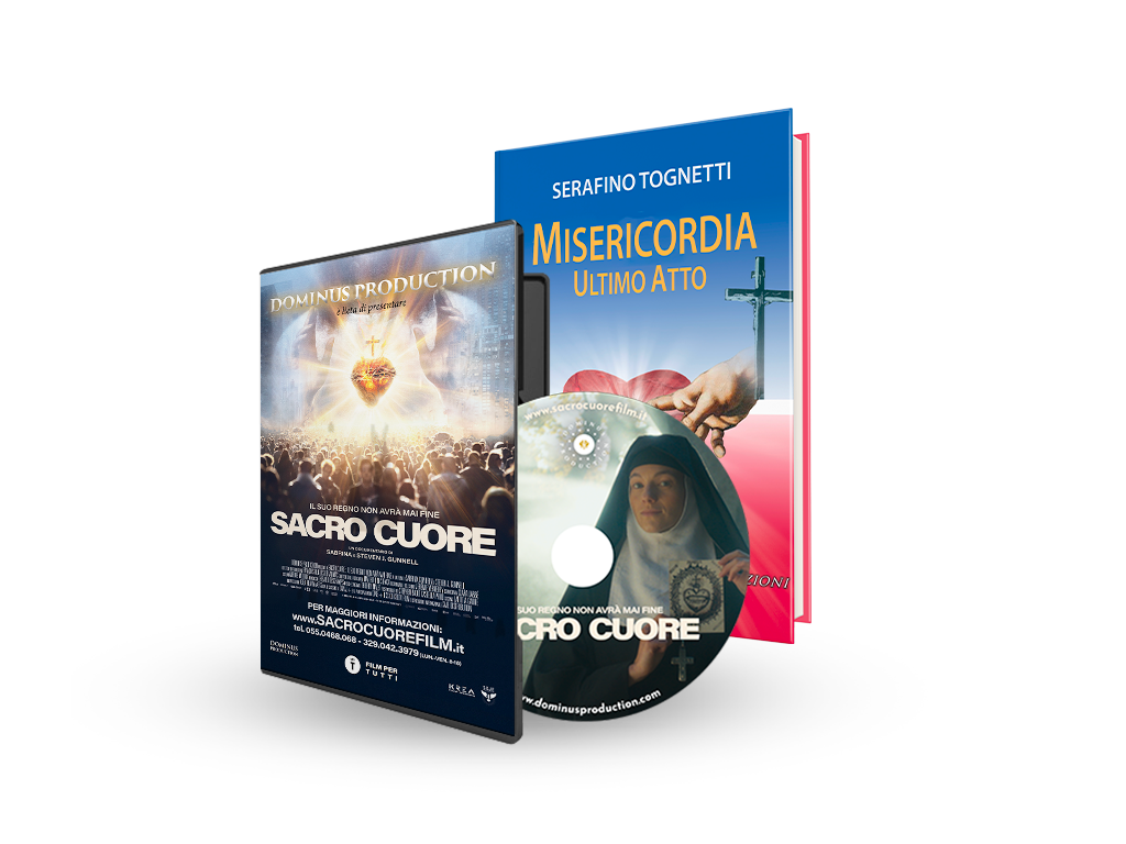 SACRO CUORE – DVD ufficiale in italiano + libro MISERICORDIA ULTIMO ATTO + SCHEDA DIDATTICA